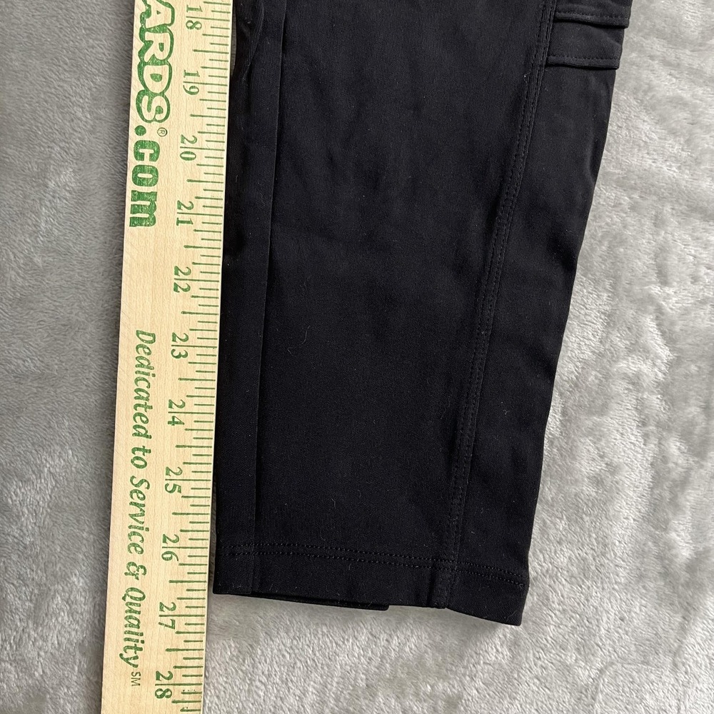 Athleta Delancey Moto Tight Leggings Womens L Black Zip‎ Ankle Pockets - Picture 7 of 8